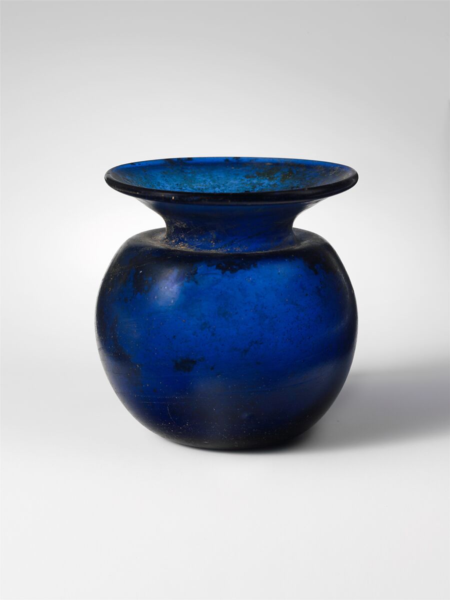 Glass jar, Glass, Roman 