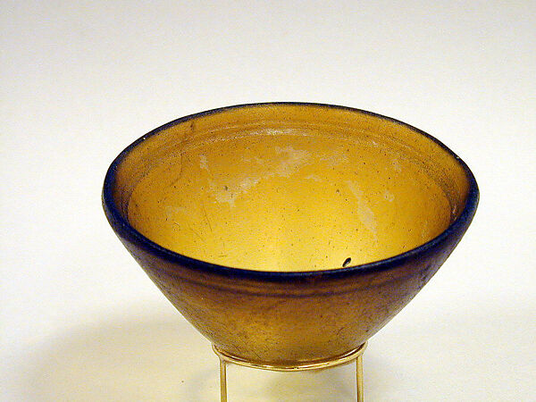 Glass conical bowl, Greek, Eastern Mediterranean