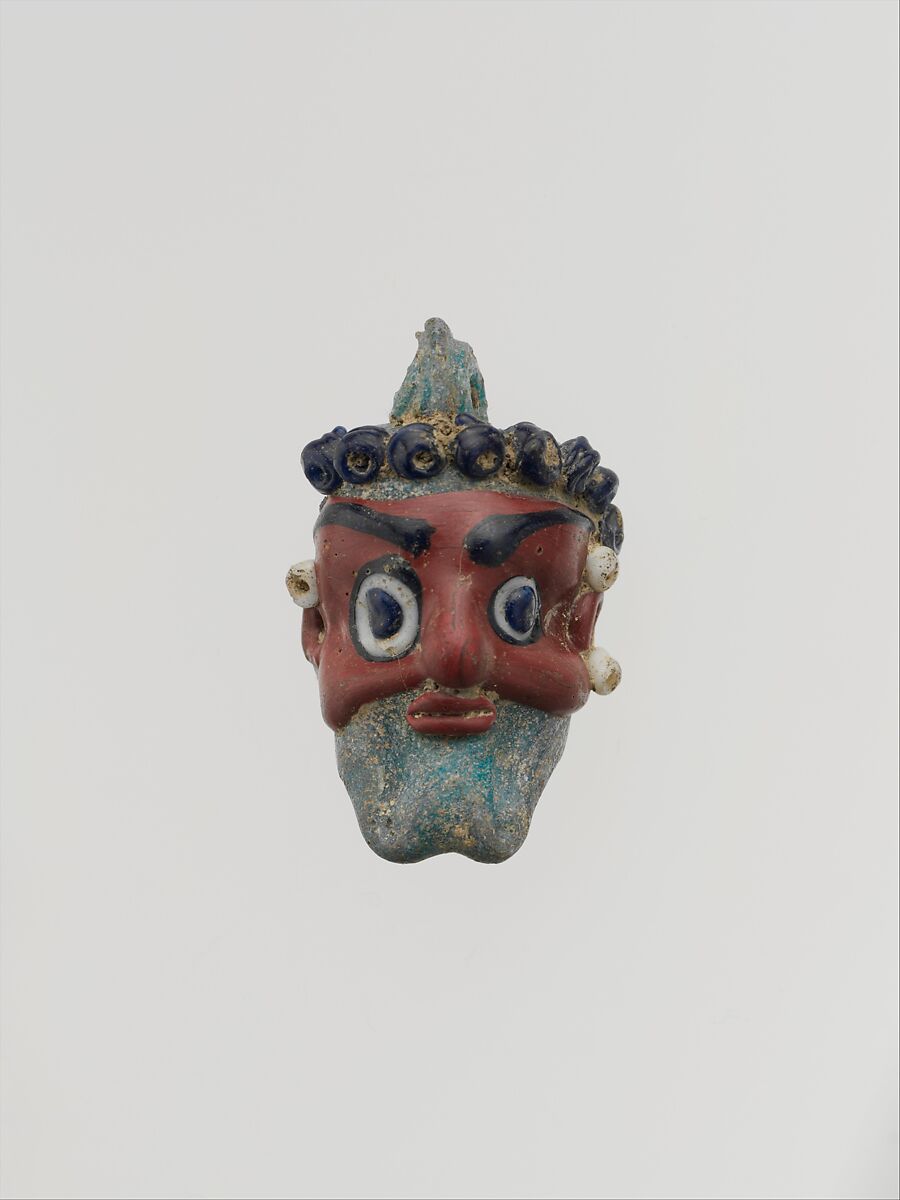 Carthiginian Glass Head Pendant