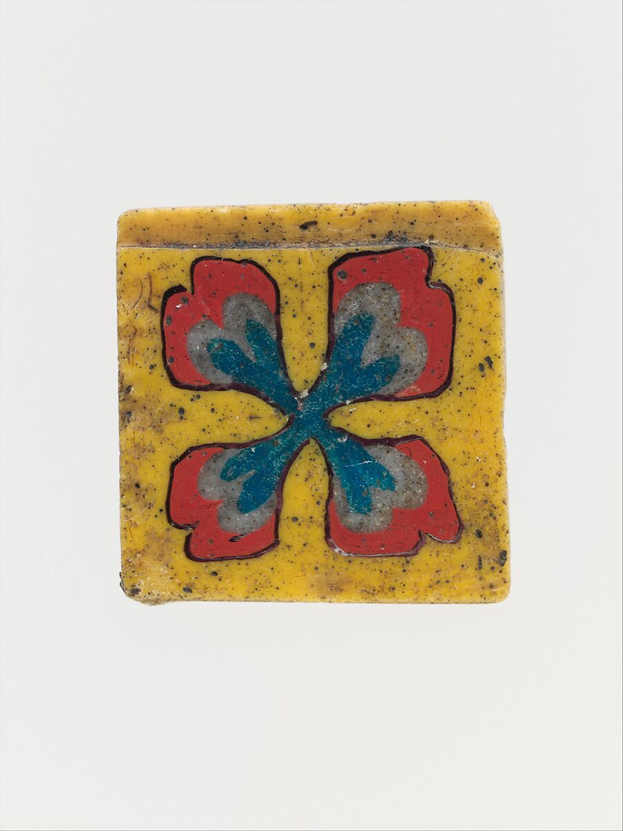 Mosaic glass inlay, Glass, Egyptian, Roman 