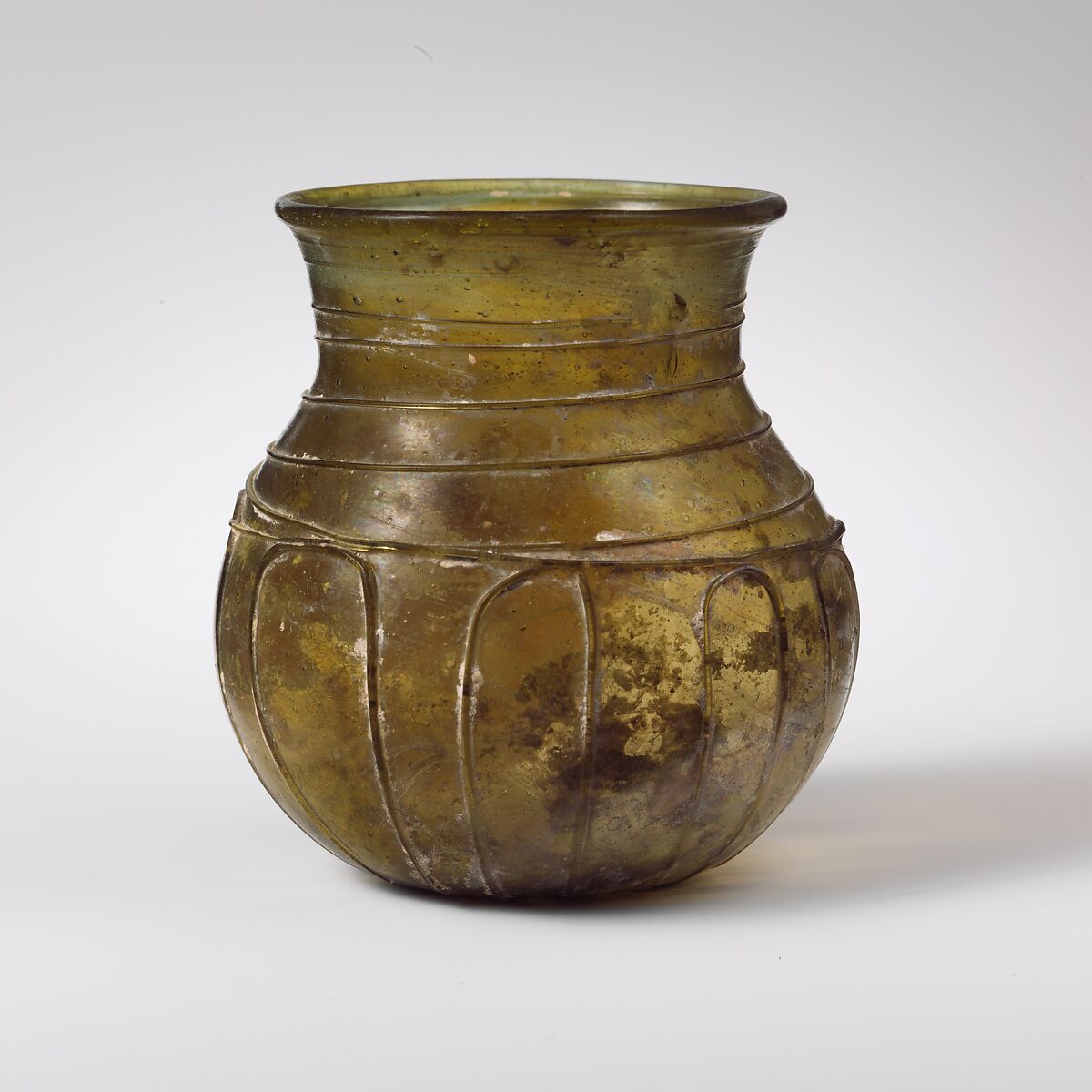 Glass jar, Glass, Roman 