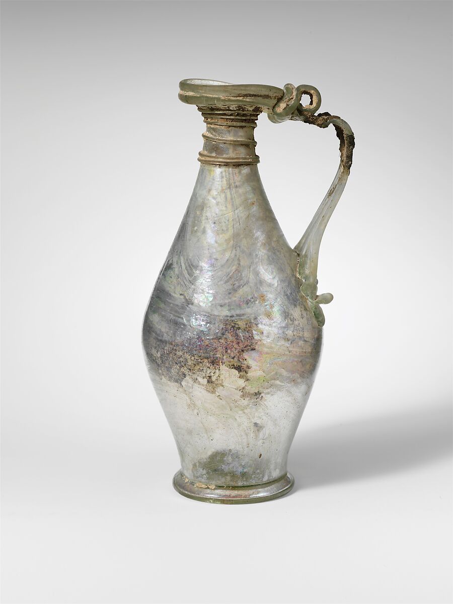 Glass jug, Glass, Roman 