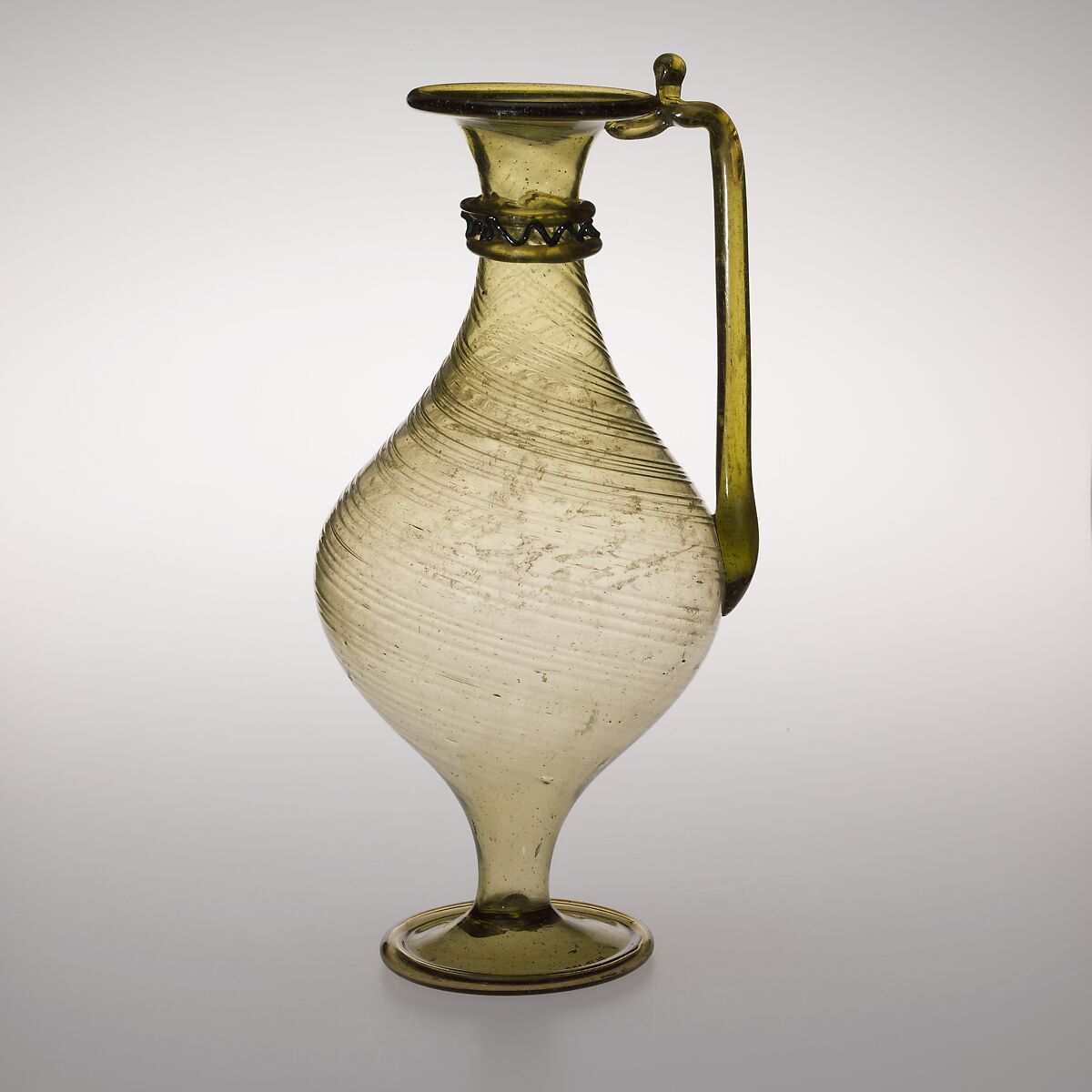 Glass jug, Glass, Roman 