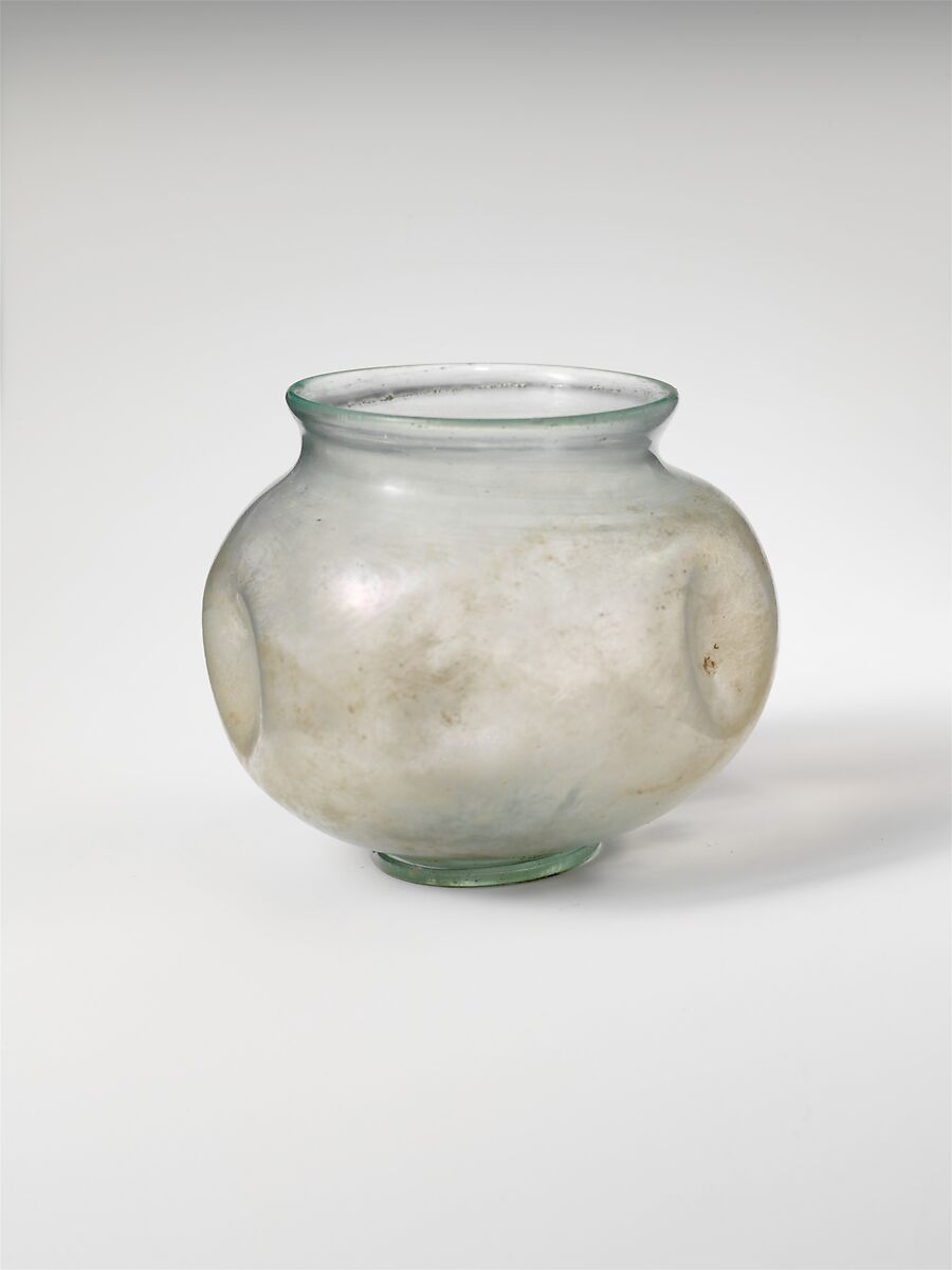 Glass jar, Glass, Roman