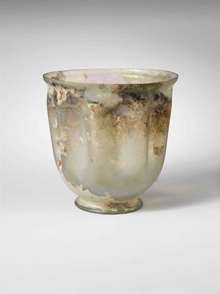Glass cup, Glass, Roman 