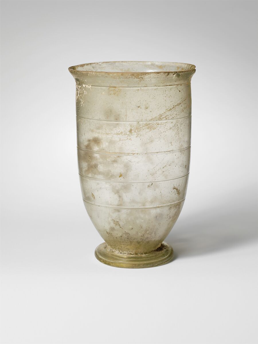 Glass beaker | Roman | Early Imperial | The Metropolitan Museum of Art