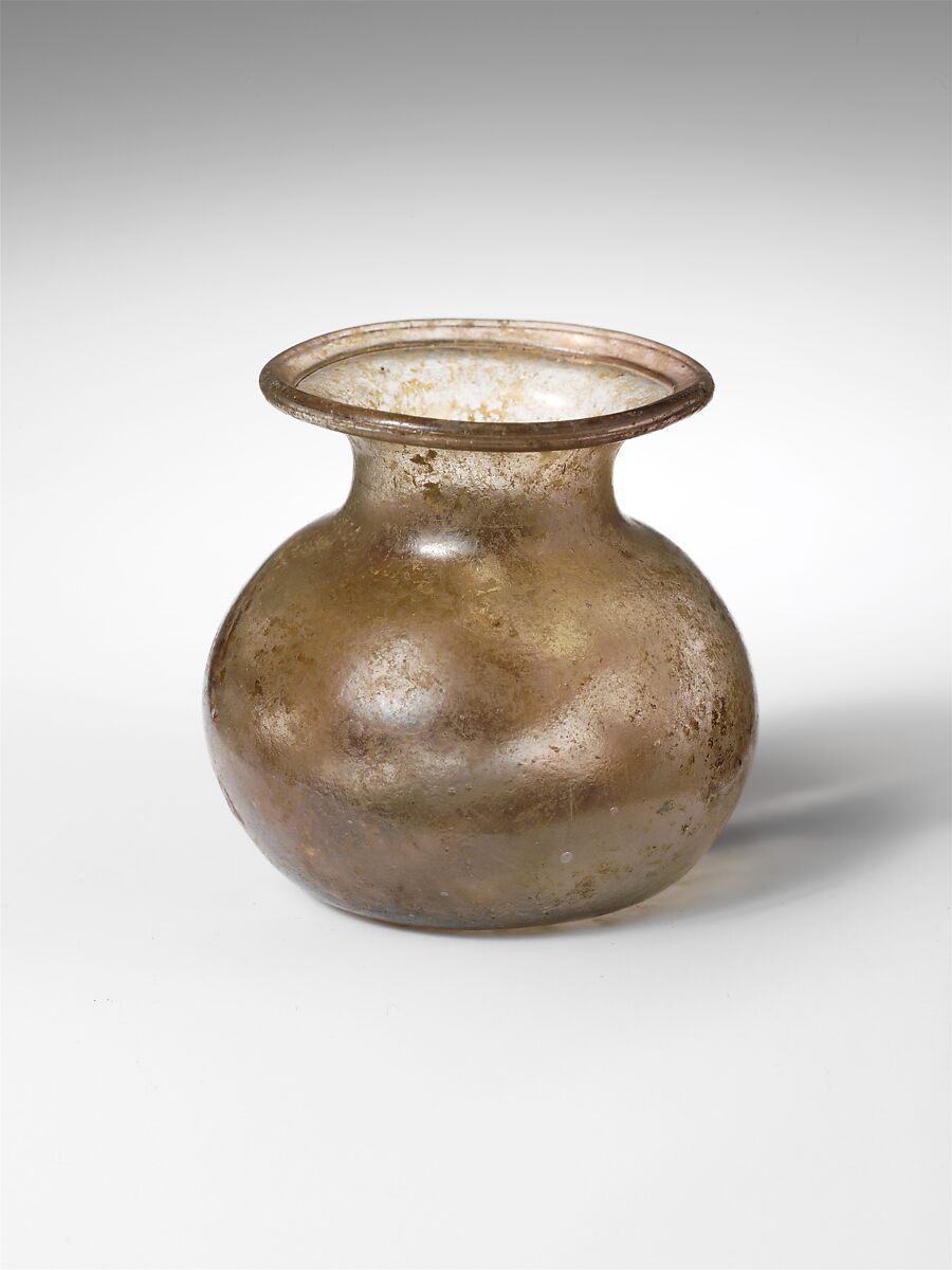 Glass jar, Glass, Roman, Asia Minor 