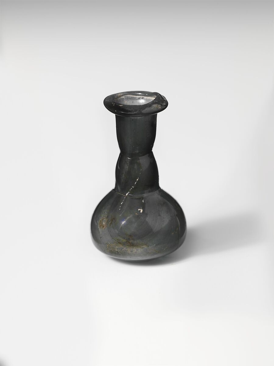 Glass perfume bottle, Glass, Roman 