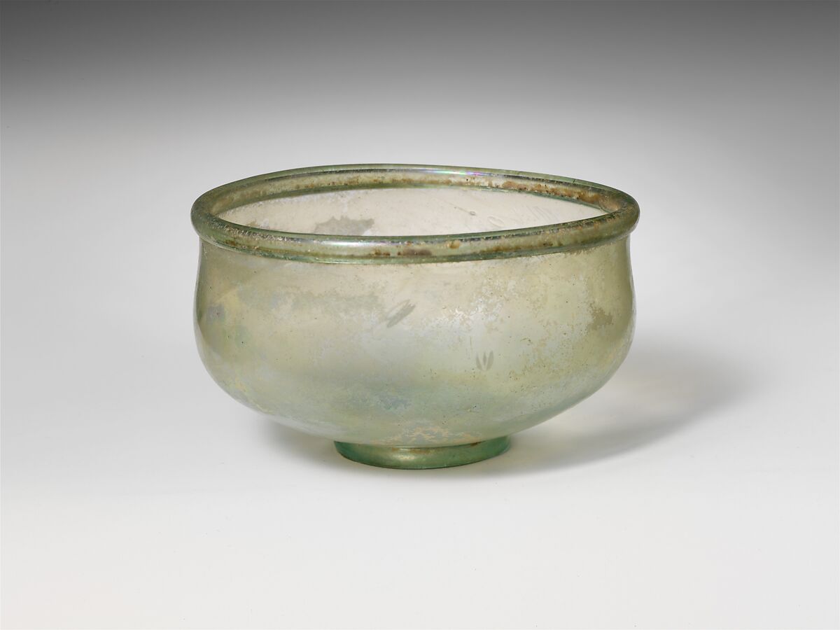 Glass bowl, Glass, Roman 