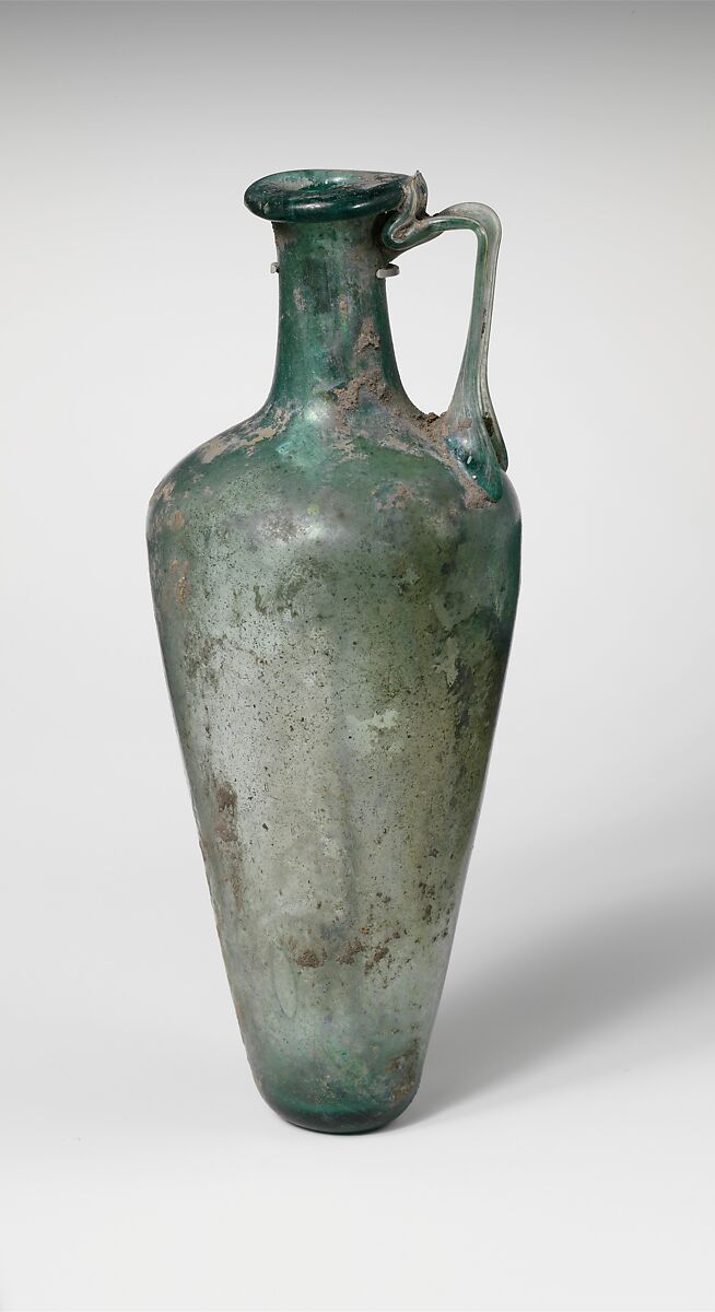 Glass jug, Glass, Roman 