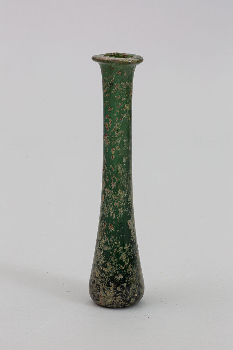 Glass perfume bottle, Glass, Roman, possibly Egyptian 