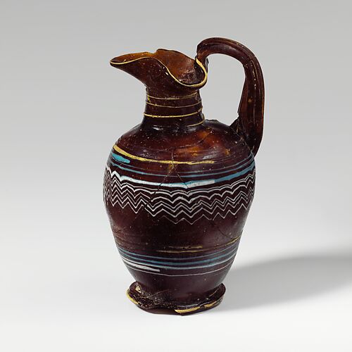 Glass oinochoe (perfume jug)