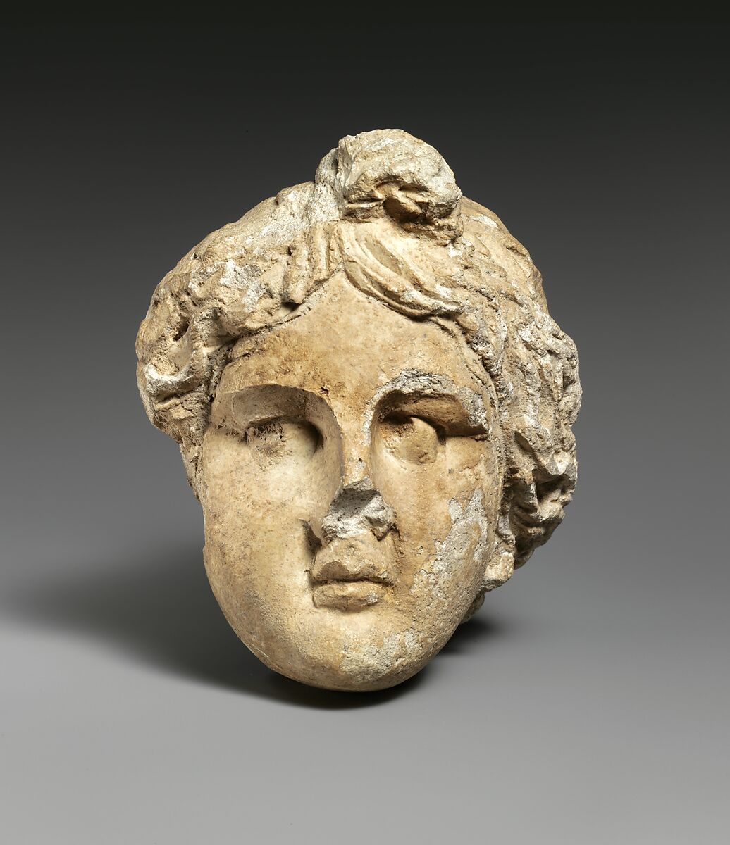Head of a woman, Limestone 