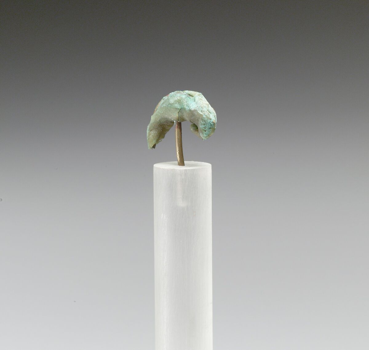 Bronze statuette of a god holding a cornucopia, Bronze, Greek or Roman