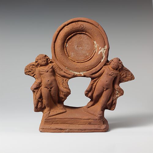 Terracotta mirror stand