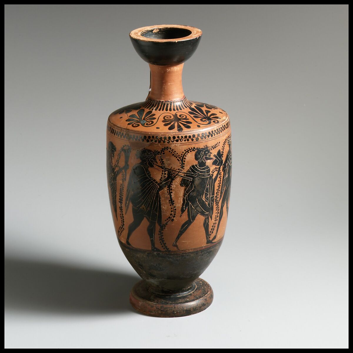 Lekythos, Terracotta, Greek, Attic 