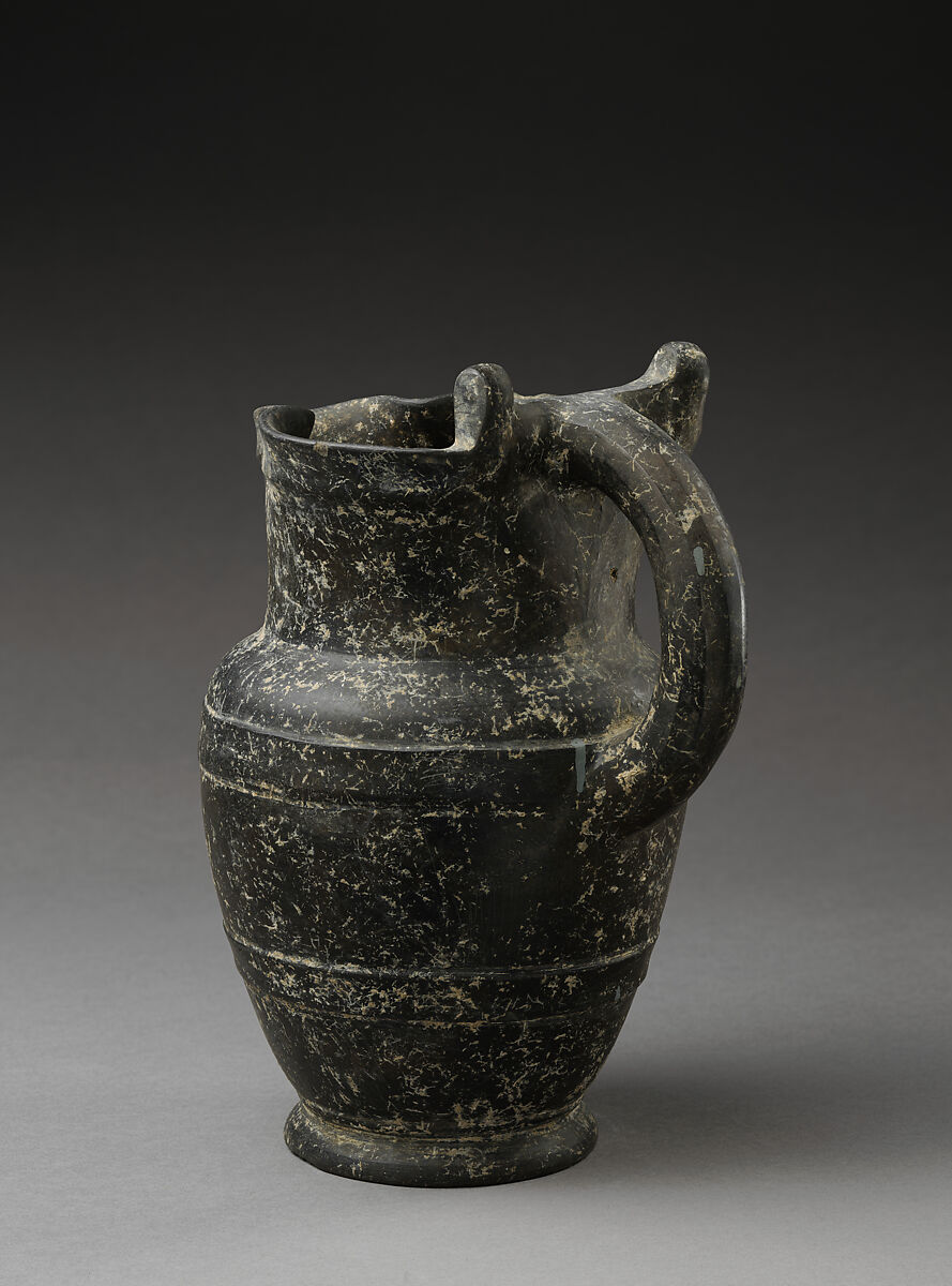 Oinochoe, Terracotta, Etruscan