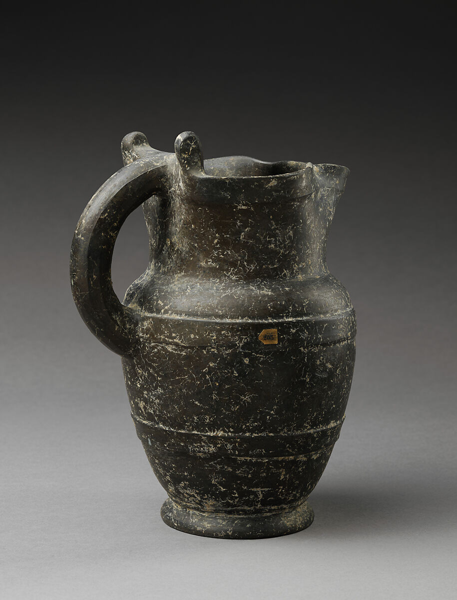 Oinochoe, Terracotta, Etruscan