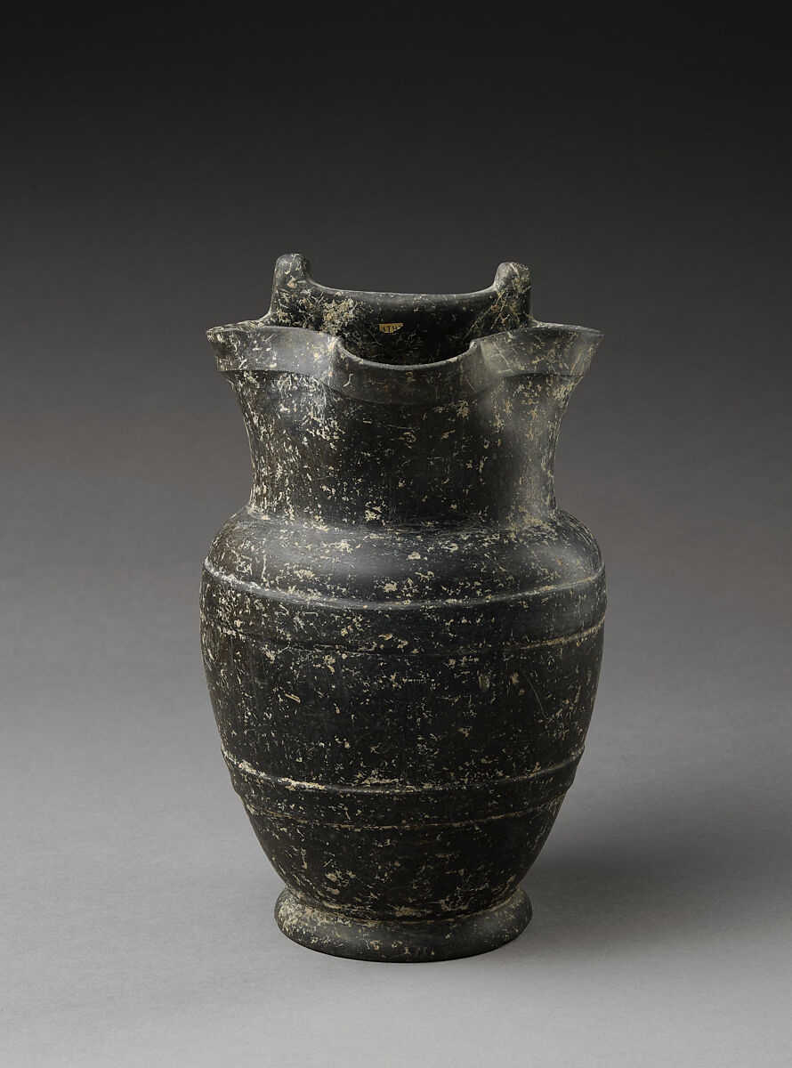 Oinochoe, Terracotta, Etruscan