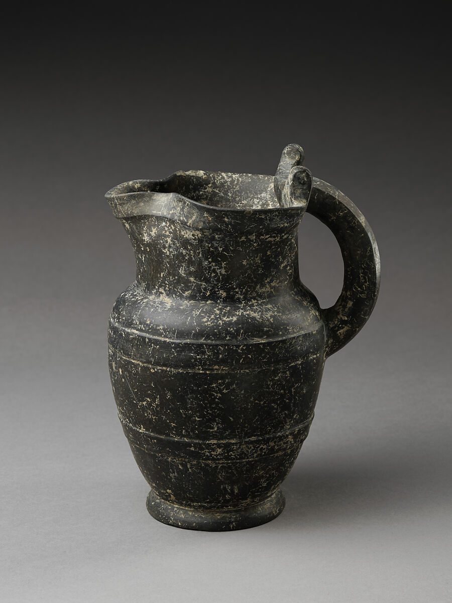 Oinochoe, Terracotta, Etruscan