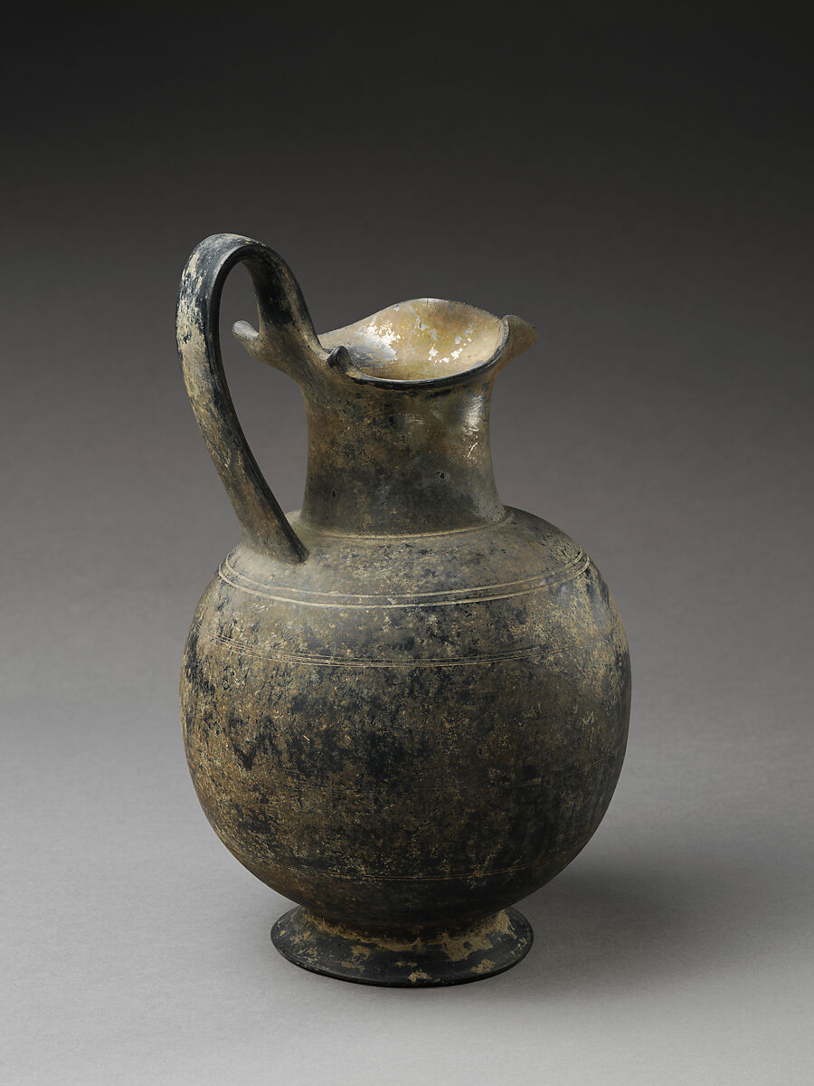 Oinochoe, Terracotta, Etruscan