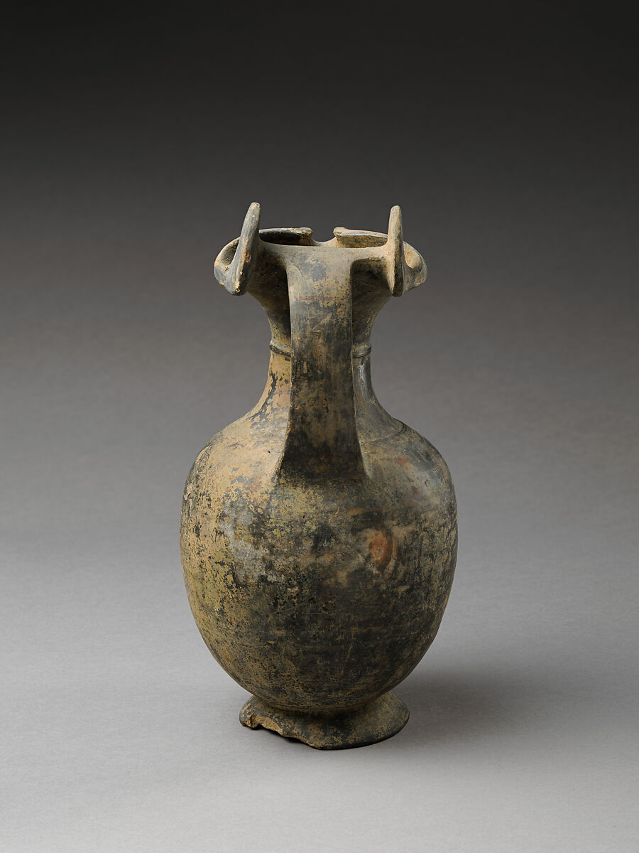 Oinochoe, Terracotta, Etruscan