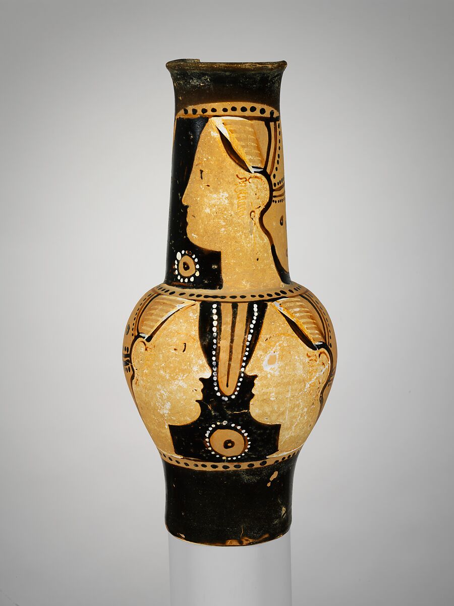 Terracotta oinochoe (jug), Attributed to the Torcop Group, Terracotta, Etruscan