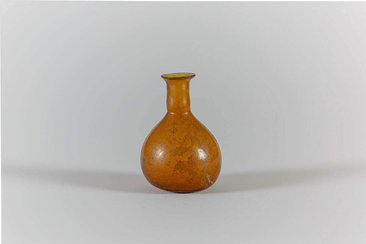 Glass perfume bottle, Glass, Roman 