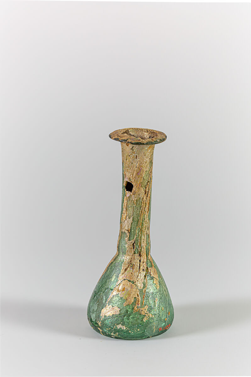 Glass perfume bottle, Glass, Roman 
