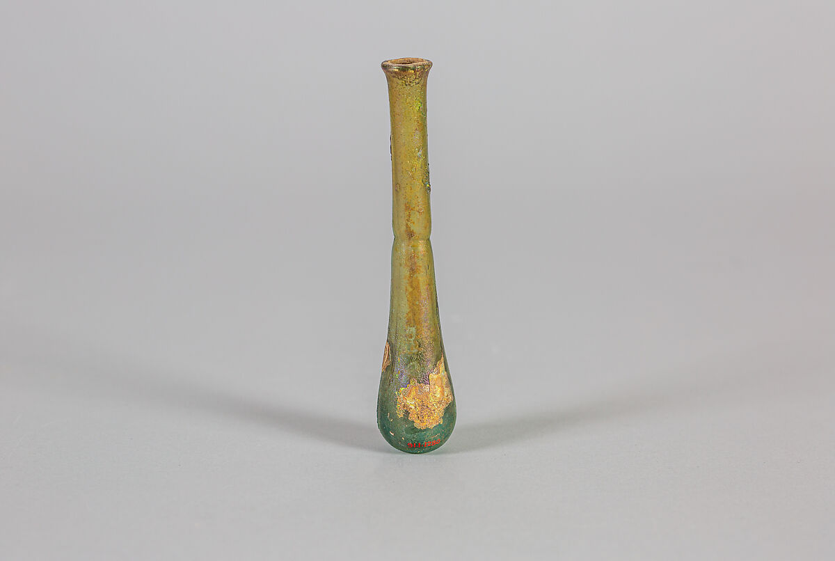 Glass perfume bottle, Glass, Roman 
