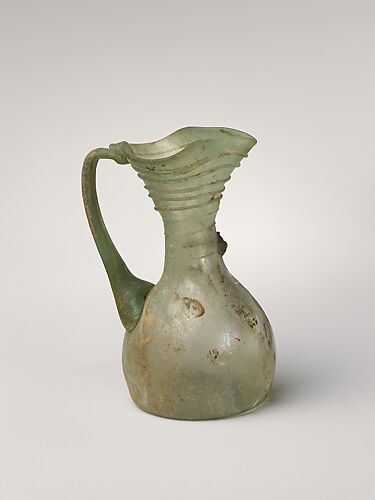 Glass jug with trefoil rim