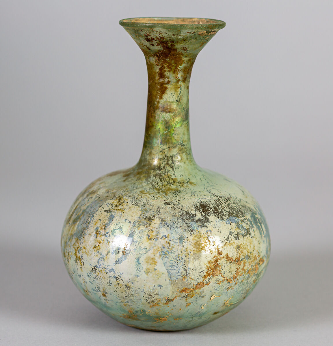 Glass flask, Glass, Roman 