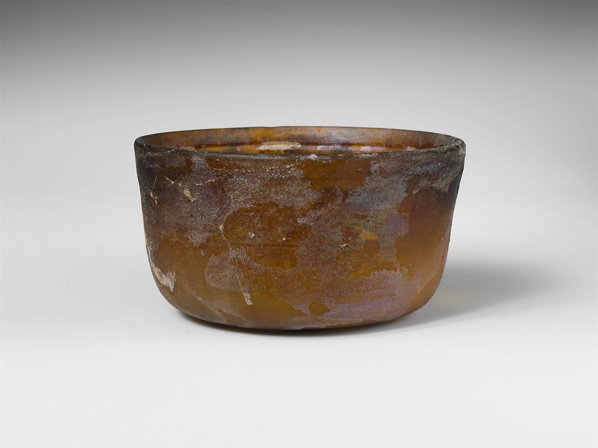 Glass bowl, Glass, Roman 