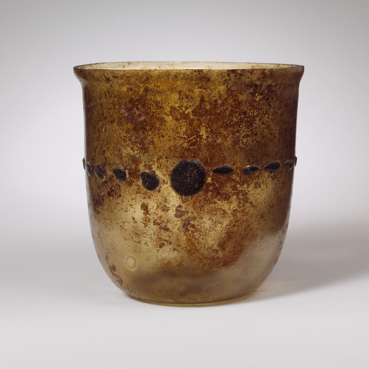 Glass beaker, Glass, Roman 