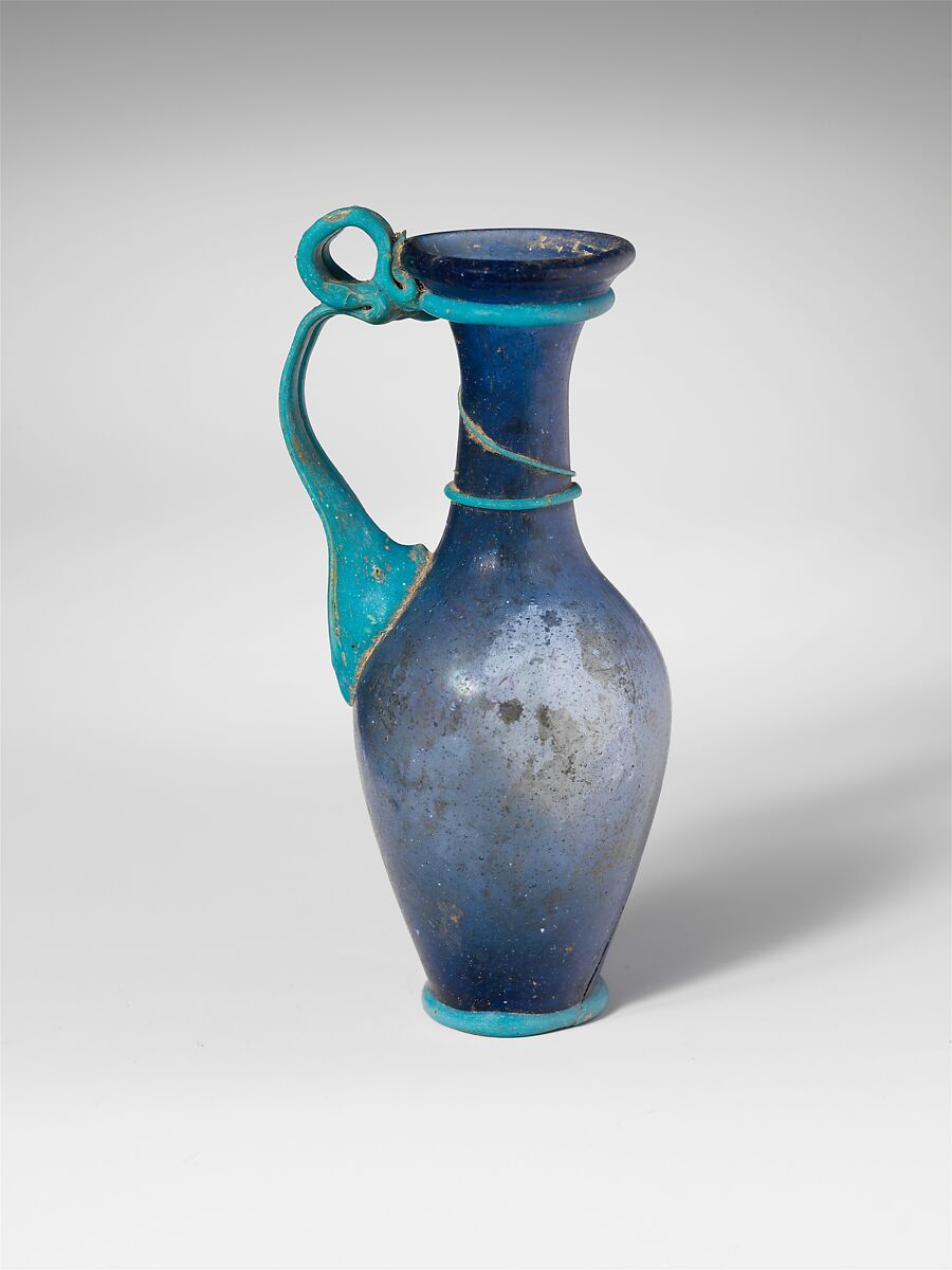 Glass jug, Glass, Roman 