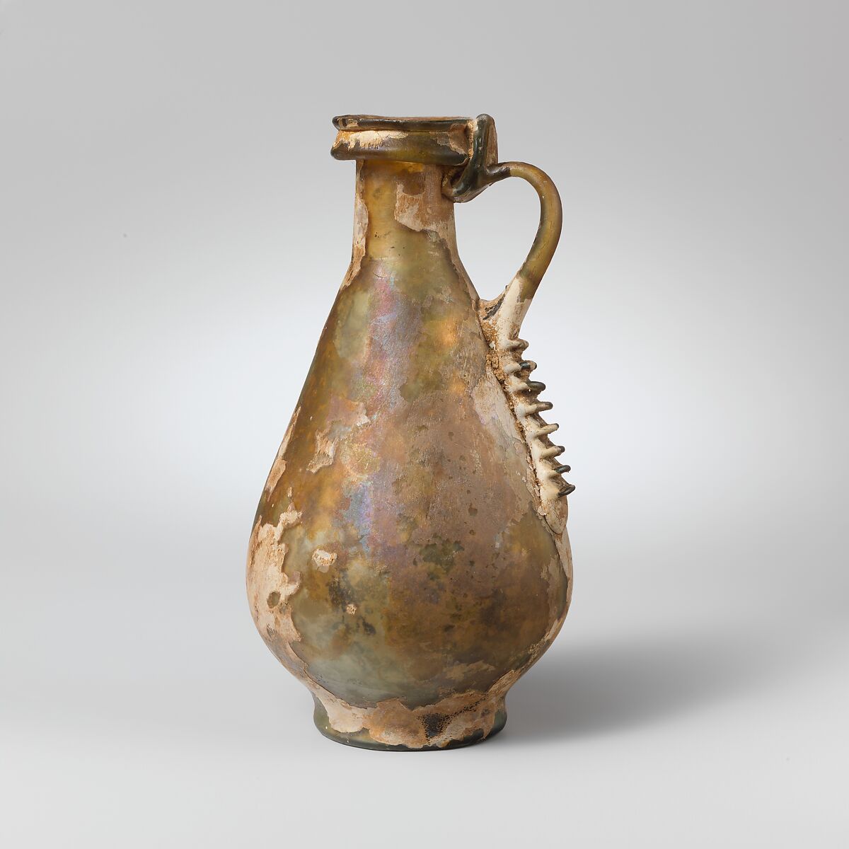 Glass jug, Glass, Roman 