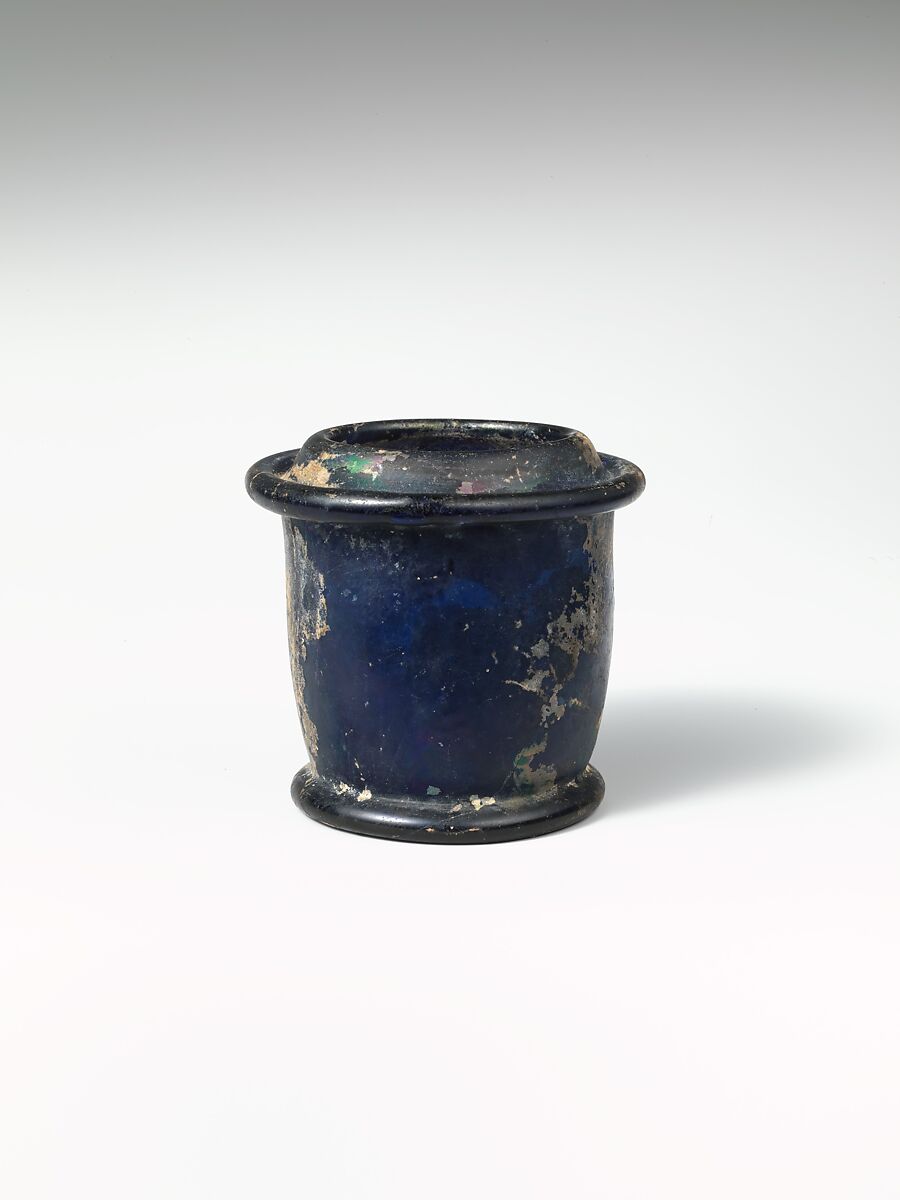 Glass inkwell, Glass, Roman 