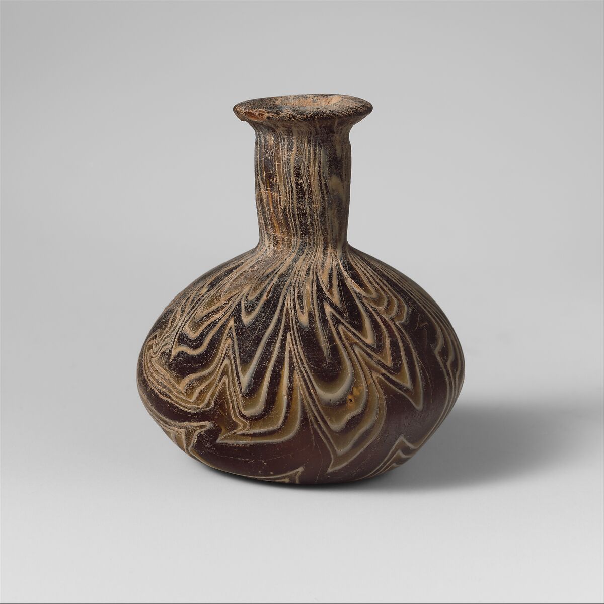 Glass mosaic bottle | Roman | Early Imperial, Julio-Claudian | The ...