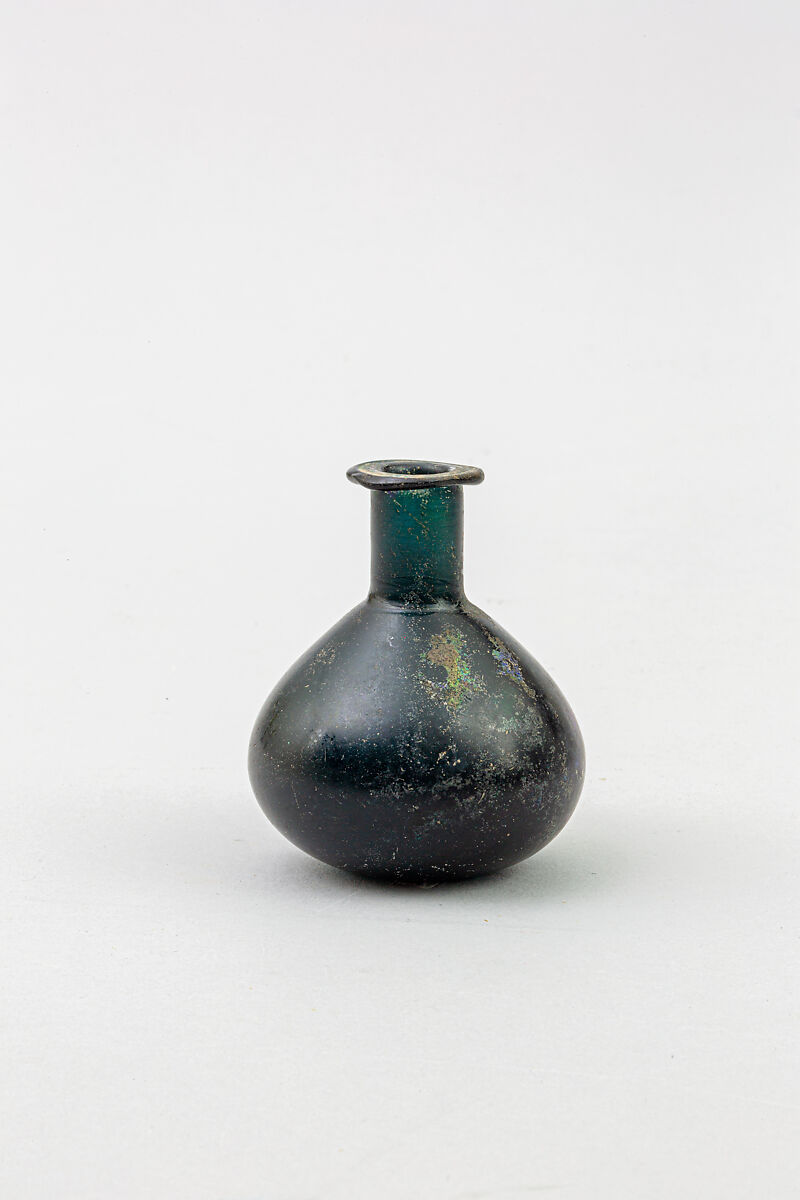 Glass perfume bottle, Glass, Roman 