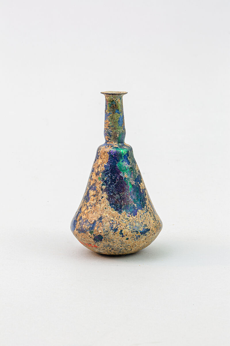 Glass perfume bottle, Glass, Roman 