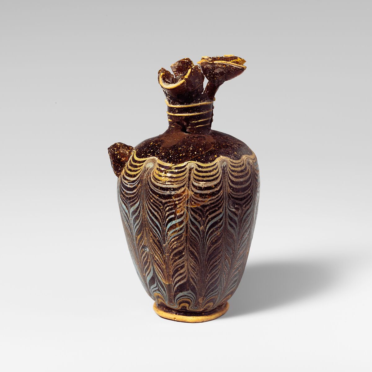 Glass oinochoe (perfume jug), Glass, Greek, Eastern Mediterranean or Italian 