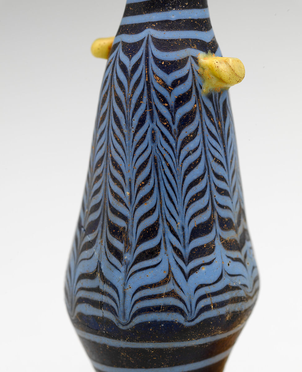 Glass alabastron (perfume bottle), Glass, Greek, Eastern Mediterranean