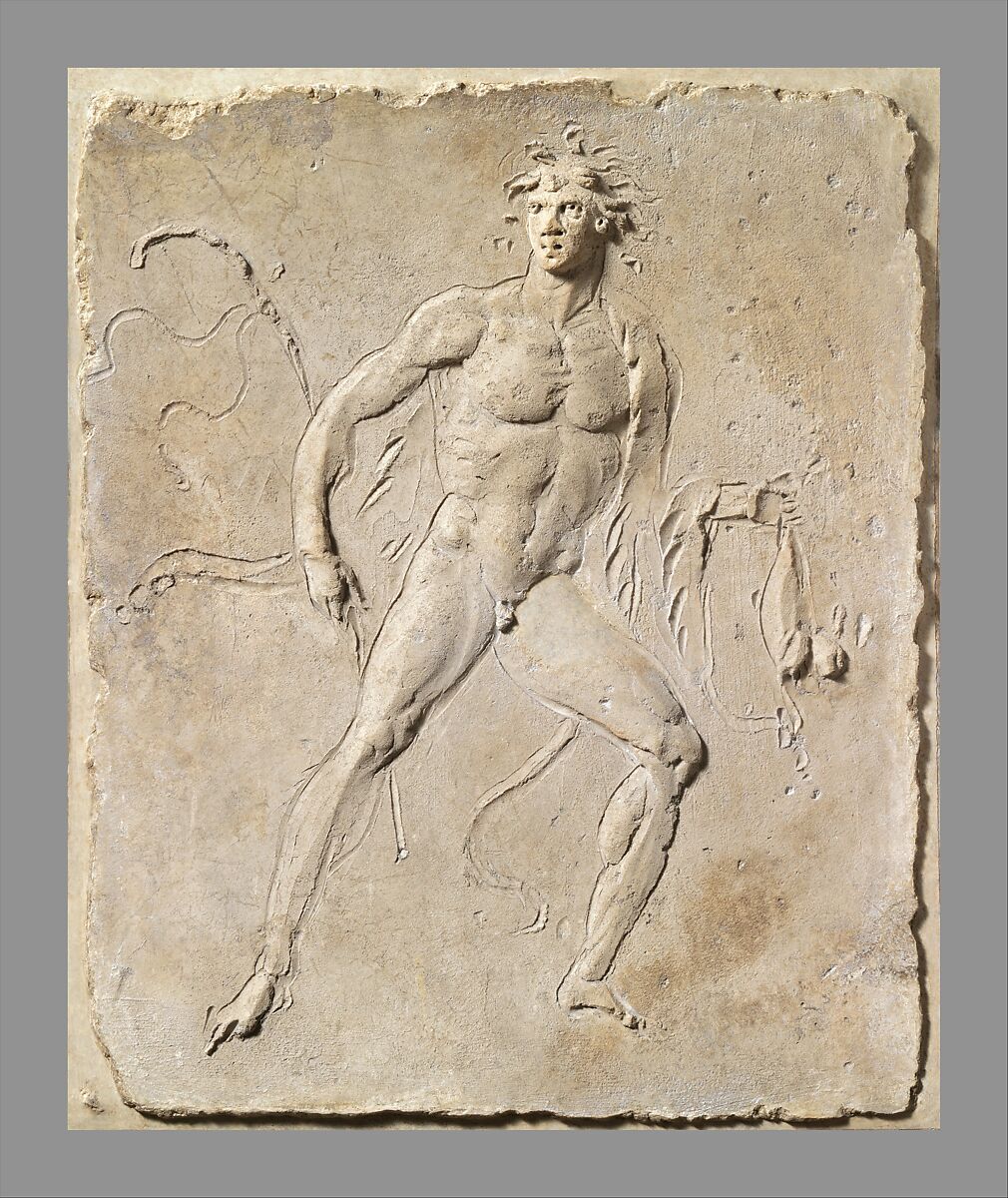 Stucco relief panel, Stucco, Roman
