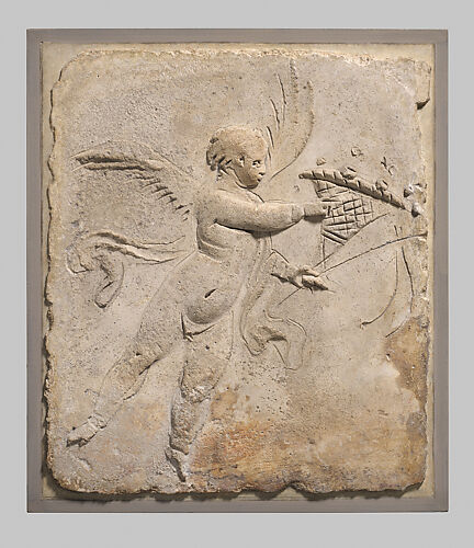 Stucco relief panel