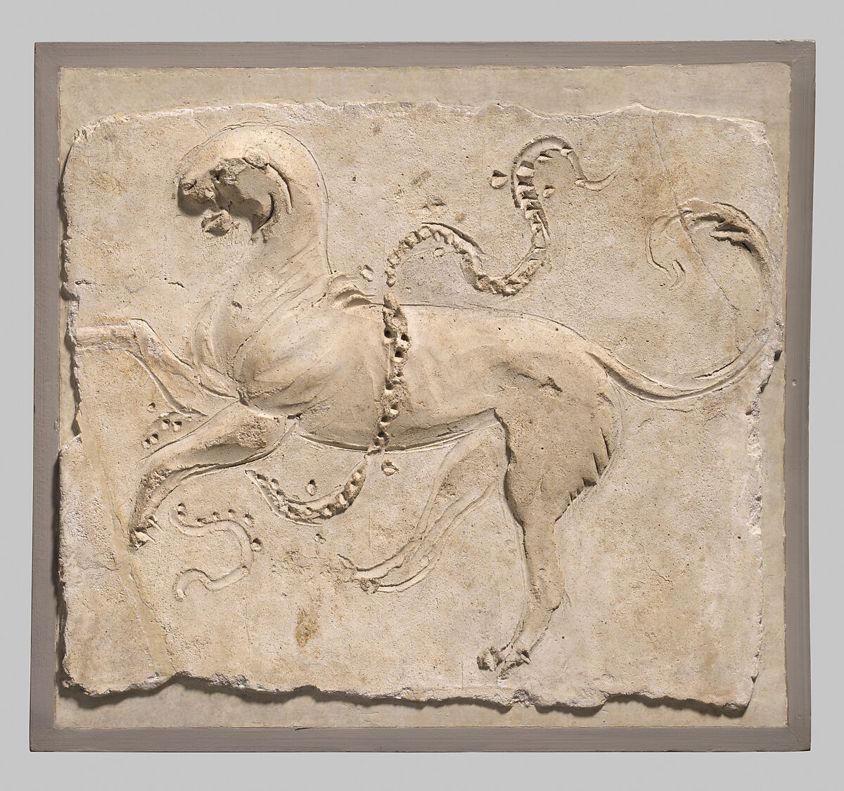 Stucco relief panel, Stucco, Roman 