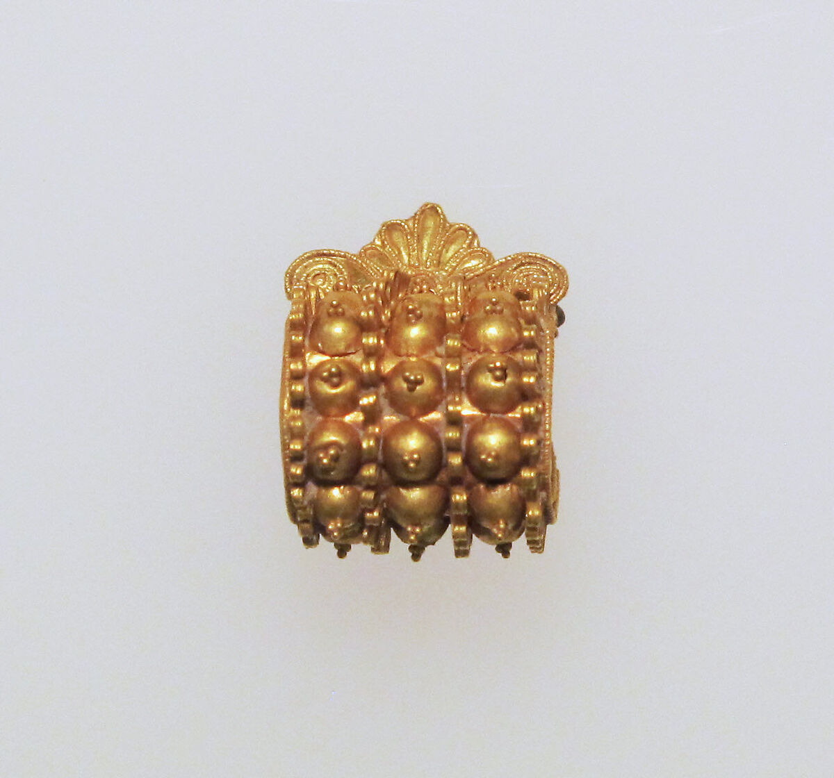 Earring, baule type, Gold, Etruscan 