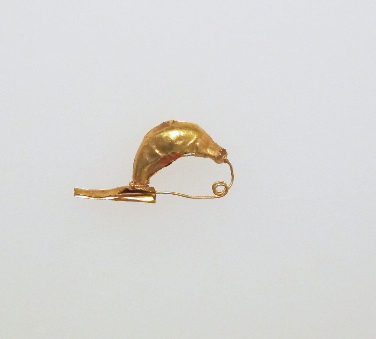 Fibula, bow-shaped, Gold, Italic 