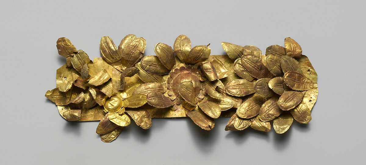 Gold wreath, Gold, Etruscan 