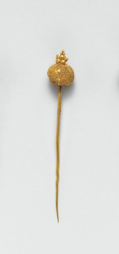 Gold pin, Gold, Etruscan 