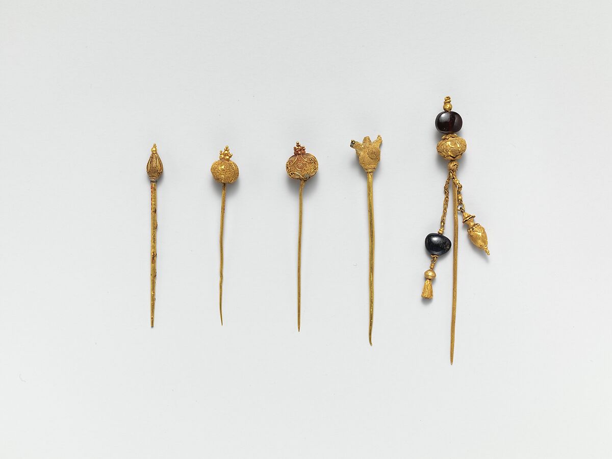 Gold pin, Gold, Etruscan